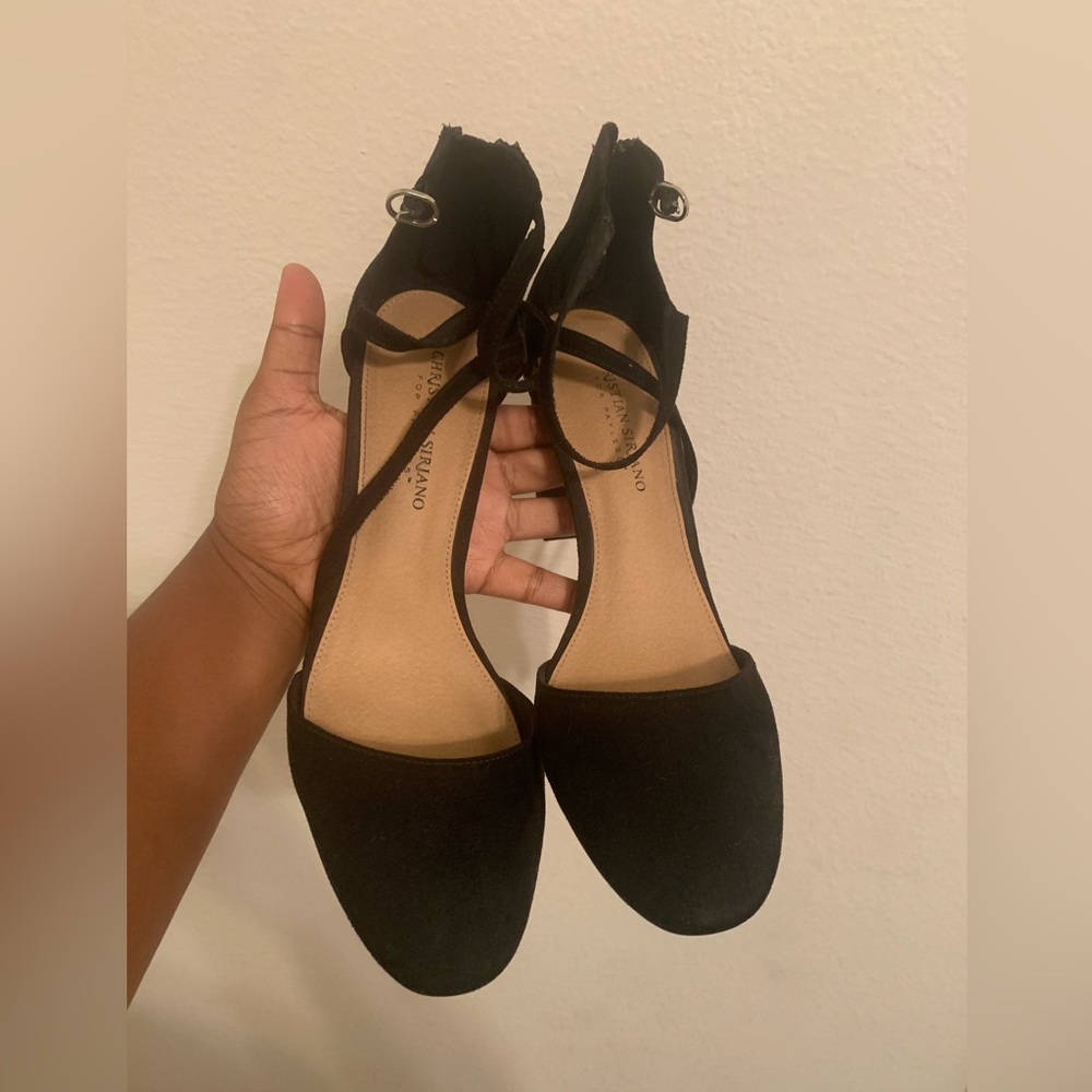 Christian Siriano strap heels